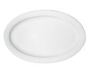 Platte oval Fahne 9061/29 cm weiß, Dimension