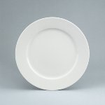 Teller flach Fahne 16 cm weiß, Fine Dining 900