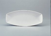 Platte oval 40 cm weiß, Event