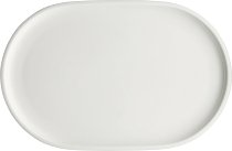 Platte coup oval 23 x 16 cm weiß, Shiro