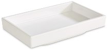 Bento Box -ASIA PLUS- 15,5 x 9,5 cm flach weiß/weiß