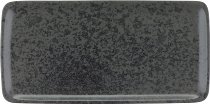 Platte rechteckig 30 x 15 cm BLACK , Sandstone