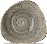 Triangle Bowl 60cl 23,5cm Peppercorn Grey, Stonecast