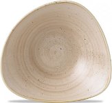 Triangle Bowl 37cl 18,5cm Nutmeg Cream, Stonecast