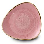 Triangle Bowl 60 cl 23,5 cm Petal Pink, Stonecast