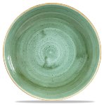 Teller tief rund 24,8 cm Samphire Green, Stonecast