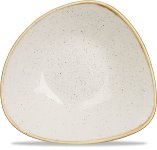 Triangle Bowl 60 cl 23,5 cm Barley White, Stonecast