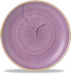 Teller flach rund 16,5 cm Lavender, Stonecast