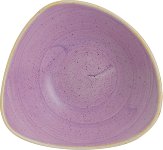 Triangle Bowl 60 cl 23,5 cm Lavender, Stonecast