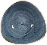 Triangle Bowl 60 cl 23,5 cm Blueberry, Stonecast