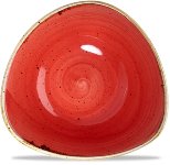 Triangle Bowl 60 cl 23,5 cm Berry Red, Stonecast