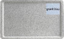 Tablett 53X32cm GN GP4002 granit-blau