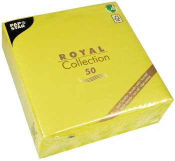 Servietten ROYAL Collection 40 cm x 40 cm limonengrün 50er Pack 