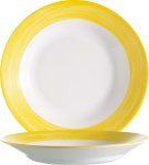 Brush Yellow Teller tief 22,5 cm
